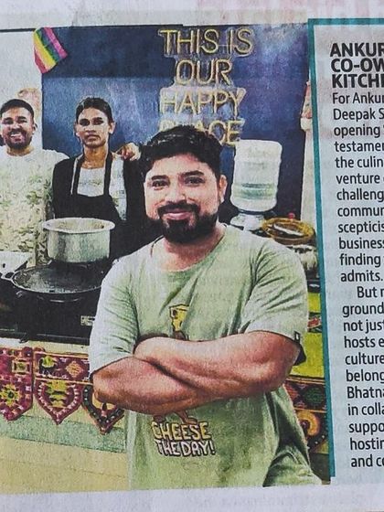 Another proud moment for us, being featured in the Hindustan Times. The article talks about our commitment to inclusivity and creating a welcoming space for the queer community.