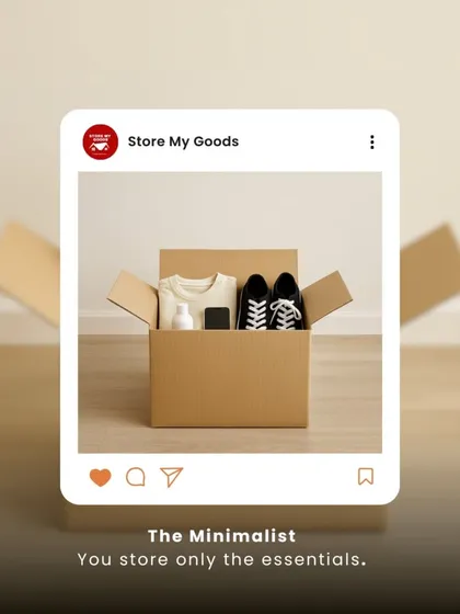 Perhaps you're 'The Minimalist' who only stores the essentials. My flexible plans mean you only pay for the space you need, making it perfect for a minimalist approach.