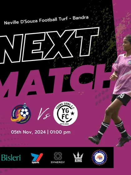 Match day 9 announcement for our game against Young Guns FC.