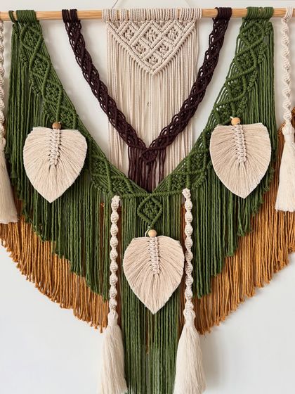 Shikha Agarwal - Custom Macrame & Crochet Home Decor Large Statement Wall Hangings photo 11