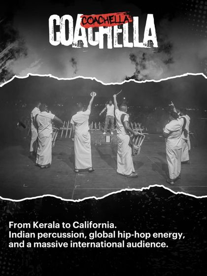 A look at Hanumankind's iconic Coachella performance, where he brought Indian percussion to a global hip-hop stage.