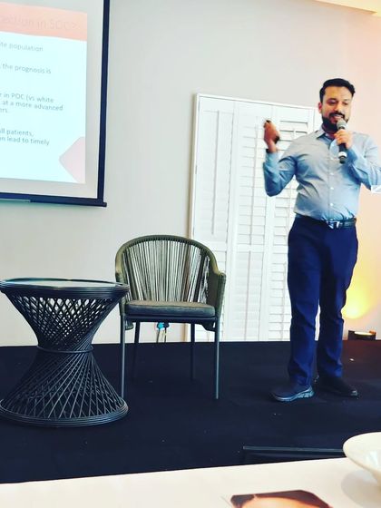 Another shot from my presentation in South Africa. I believe in sharing knowledge across borders to improve dermatological care for everyone, everywhere.