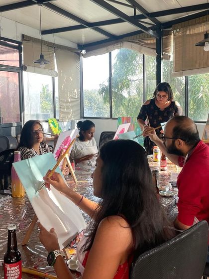 Paint Bar - Private Paint Parties Beyond the Canvas: Our Art Workshops photo 13