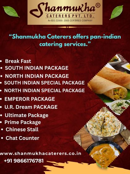 Shanmukha Caterers - Pooja & Festival Catering Our Pan-India Menu & Promise photo 3