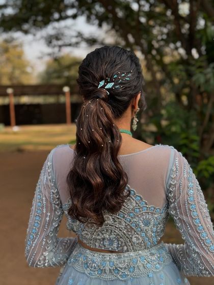 Bhavya Achar - Bridal & Occasion Styling Romantic Open & Half-Up Styles photo 34