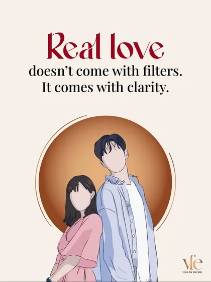 Real love isn't found behind filters; it's found in clarity and authenticity. I help you strip away the superficial layers to find a connection that is genuine and true.