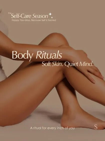 I believe body care is a ritual for achieving soft skin and a quiet mind. Every treatment is a sacred moment to return to yourself and care for every inch of your body.