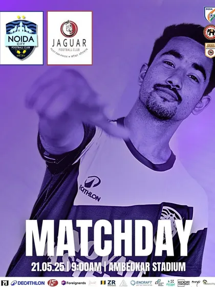 The official poster for our ninth matchday against Jaguar Football Club.