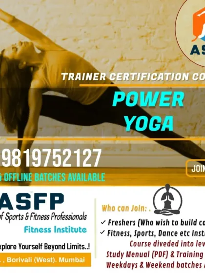 Discover the strength in stillness and flow. My Power Yoga certification course is designed to deepen your own practice and give you the skills to teach others. This poster highlights the program, which is available both online and in-person for your convenience.