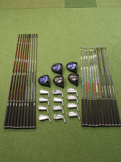 The full lineup of Honma TW767 drivers and irons, ready for you to test and experience the difference at one of our experience days.