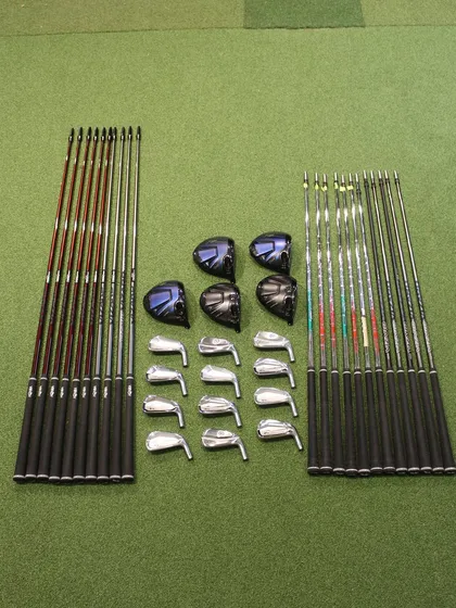 The full lineup of Honma TW767 drivers and irons, ready for you to test and experience the difference at one of our experience days.
