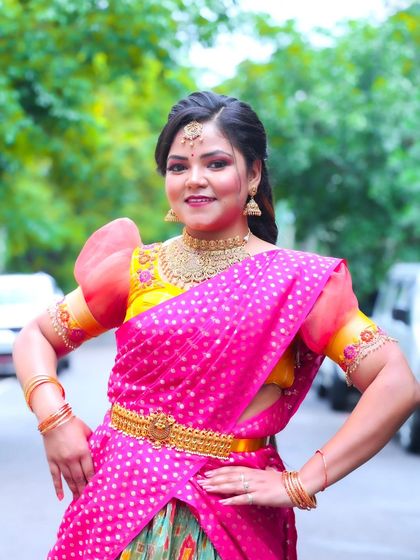 Ramya Gowda - Photoshoot Makeup Traditional South Indian Photoshoot Looks photo 8