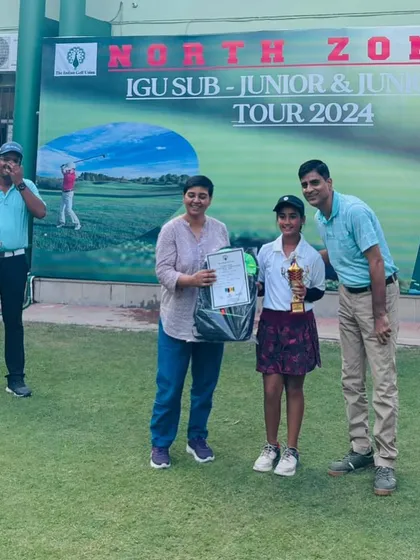 Unnati Singh finished as the runner-up, completing a 3 for 3 podium finish for my players at the Agra event.