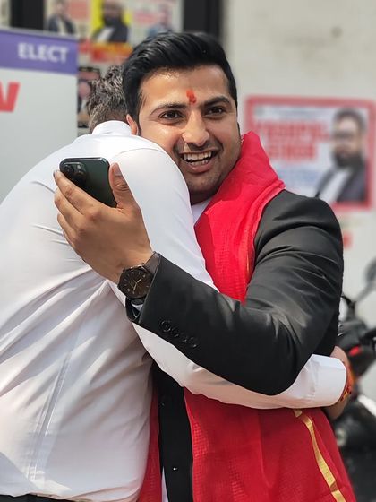A warm hug from a supporter. The trust and goodwill of my peers is something I cherish.