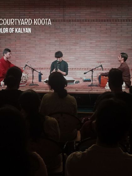 A performance of 'Color of Kalyan', a Hindustani concert that filled our space with soulful melodies. The intimate setting allows for a deep connection between the artists and the audience, making for a truly immersive experience.