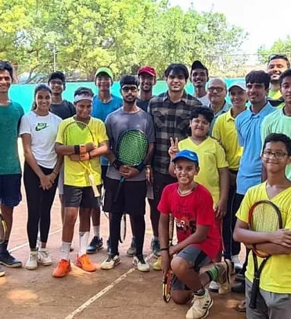 We were honored to welcome Olympic Gold Medalist Neeraj Chopra to our academy. Having sports icons like him interact with and motivate our young players is a core part of the inspiring environment I foster here.