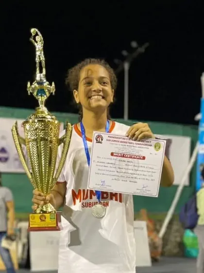 Kaylyn Pereira with the runner-up trophy, a massive achievement and a proud moment for our academy.