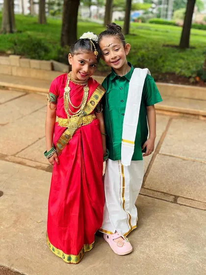 Another adorable shot of our youngest talents. We believe in making dance a fun and positive experience for kids, building a lifelong love for the art form.