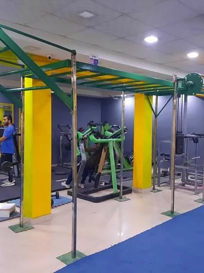 A close look at our custom-built monkey bar rig. It's a great tool for developing upper body and grip strength, essential for both martial arts and overall functional fitness.