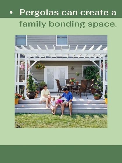 I often design pergolas to be family-centric spaces. It can be a place for kids to play in the shade, for you to read a book, or for everyone to gather, strengthening family bonds in a beautiful outdoor setting.