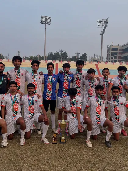 The taste of victory. Our U19 team celebrates their hard-earned 2nd place finish in the Tier 2 Delhi Future Stars Youth League. We train our players to compete with heart and emerge as champions.
