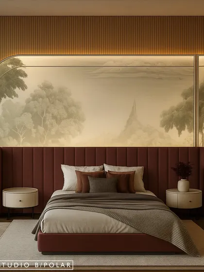 Additional views showcasing the diverse styles and details of our bedroom designs, from material palettes and lighting to furniture selection and layout.