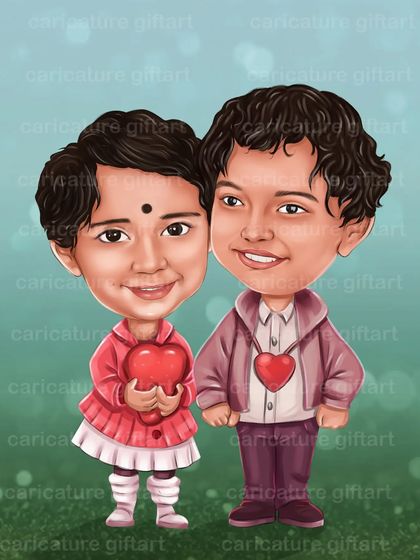 Sreeni - Custom Illustrated Invitations Wedding & Engagement Caricatures photo 17