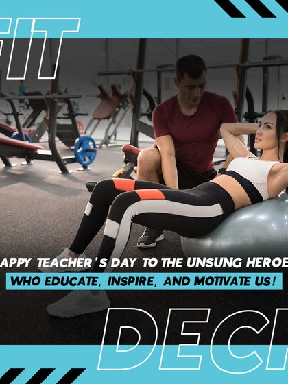 Happy Teacher's Day to the unsung heroes who educate and inspire. Our trainers don't just make you sweat; they teach resilience, discipline, and determination.