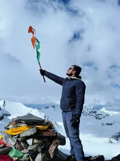 Reaching the summit of the Pin Parvati Pass after a challenging trek. This experience reinforced my belief that with perseverance, any obstacle can be overcome, a mindset I bring to every legal battle I fight for my clients.
