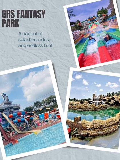 A day full of splashes, rides, and endless fun at GRS Fantasy Park in Mysore. A great addition to your South India itinerary for a day of pure entertainment.