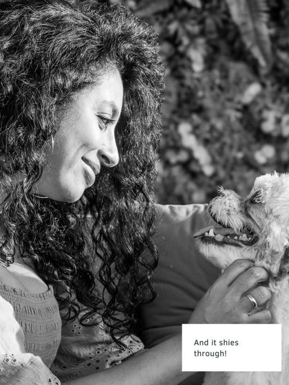 A beautiful black and white shot that emphasizes the emotion and connection between Milo and his mom. Sometimes, no color is needed to tell the story.
