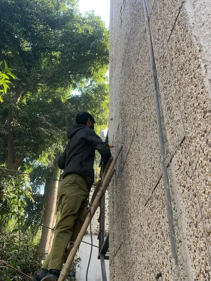 No job is too high for us. We use proper equipment to safely install cameras on multi-story buildings for our clients.