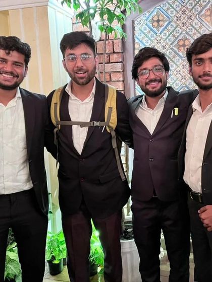 More moments from our team gatherings. Even with a backpack on, I'm always part of the team.