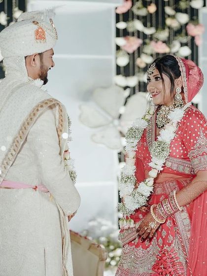A duplicate image of the couple, capturing their beautiful wedding moment.