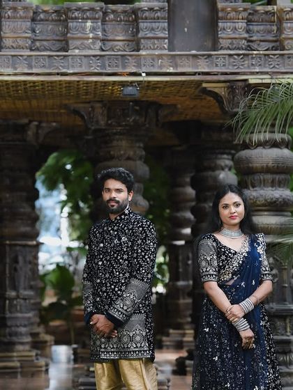 Another stylish pose at the stone pillar hall, showcasing the intricate details of the architecture.