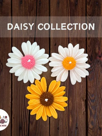 Introducing our cheerful Daisy Candle Collection. These floral candles are perfect for brightening up your home and are especially popular for festive decor. You can even use them as floating diyas to light up your celebrations.