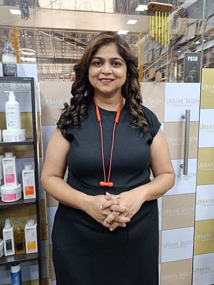 Our client looking confident and happy with her new hair colour and style. A great hair day can truly make you smile.