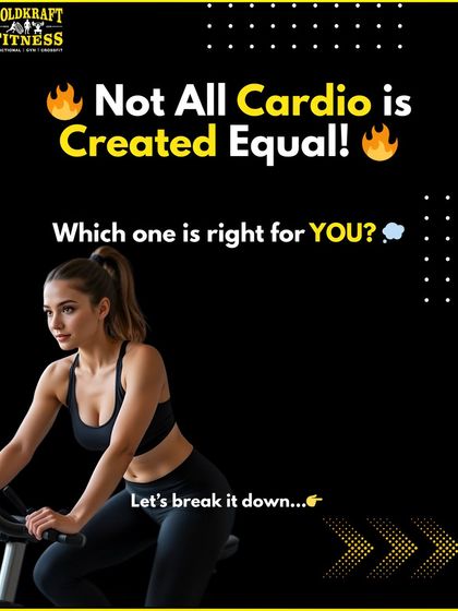 Not all cardio is created equal. This graphic serves as an introduction to help you understand the different types of cardiovascular training, so you can choose the right one for your specific fitness goals.