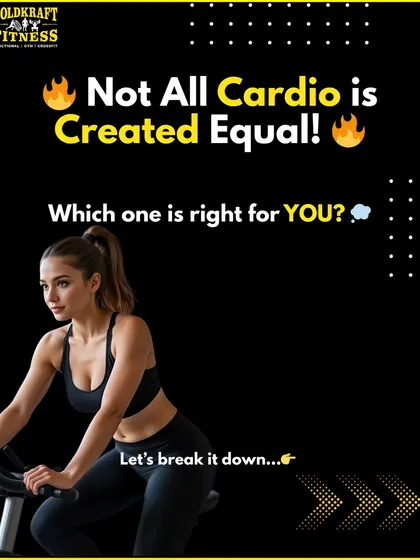 Not all cardio is created equal. This graphic serves as an introduction to help you understand the different types of cardiovascular training, so you can choose the right one for your specific fitness goals.