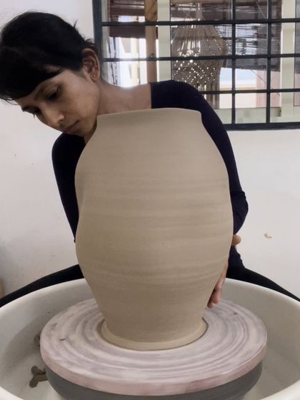 It is so rewarding to teach and share this craft. These images and videos show my students and me at the wheel, learning, practicing, and growing together as a community.