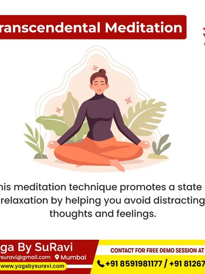 We introduce various meditation techniques, including Transcendental Meditation, which promotes deep relaxation by helping you avoid distracting thoughts.