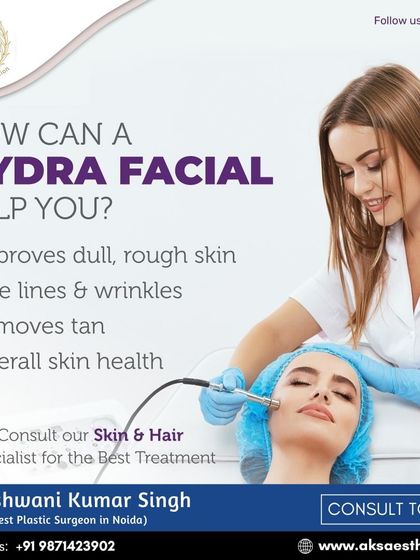 A HydraFacial can significantly improve your skin's health. It helps with dullness, fine lines, wrinkles, and tan removal, giving you an overall healthier and more radiant complexion.