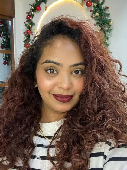 Feeling good in my own hair. My goal is to help you feel this way too.
