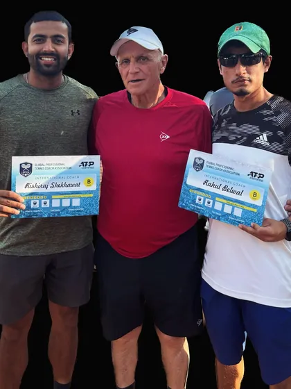 Our coaching is backed by world-class credentials. We are proud to be GPTCA (ATP Certified) Level B coaches, ensuring you receive training that meets the highest international standards of professional tennis.