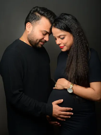 Capturing the quiet anticipation and connection between expecting parents. My studio maternity sessions are designed to be comfortable, intimate, and elegant.