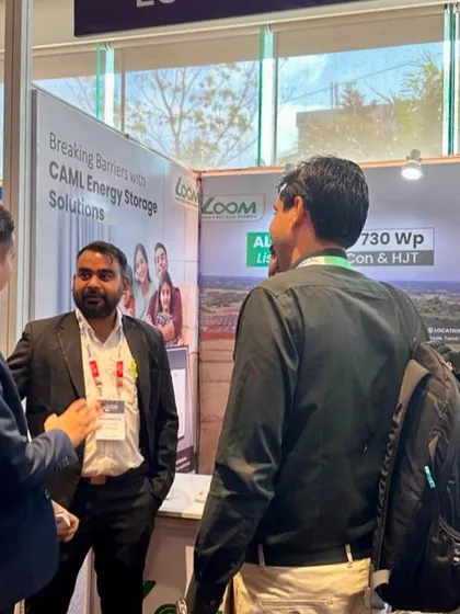 Another shot of my team in discussion at the Hyderabad meet, demonstrating our commitment to making clean energy accessible for all.