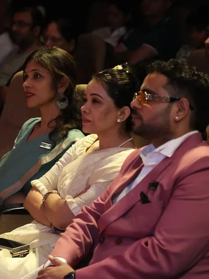 Our founders and team members enjoying the student performances from the audience. We are our students' biggest cheerleaders.