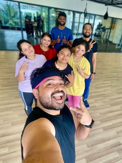 A post-workout selfie capturing the fun and friendship in our class. We are more than just a class, we are a family.