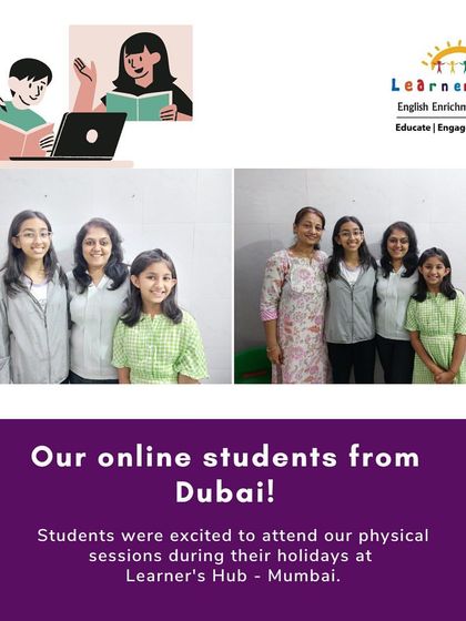 Learning knows no boundaries! I was so happy to meet our online students from Dubai, who were excited to attend physical sessions at our Mumbai center during their holidays. It shows the strong connection we build, whether online or offline.