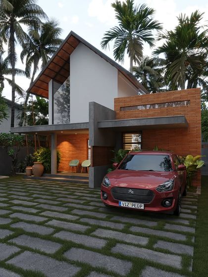 Akashraj V R - Residential Architectural Design Traditional & Colonial Style Homes photo 8